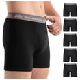 thumbnail image 1 of Mio Marino – Premium Cotton Men's Boxers, 5-Pack, 1 of 6
