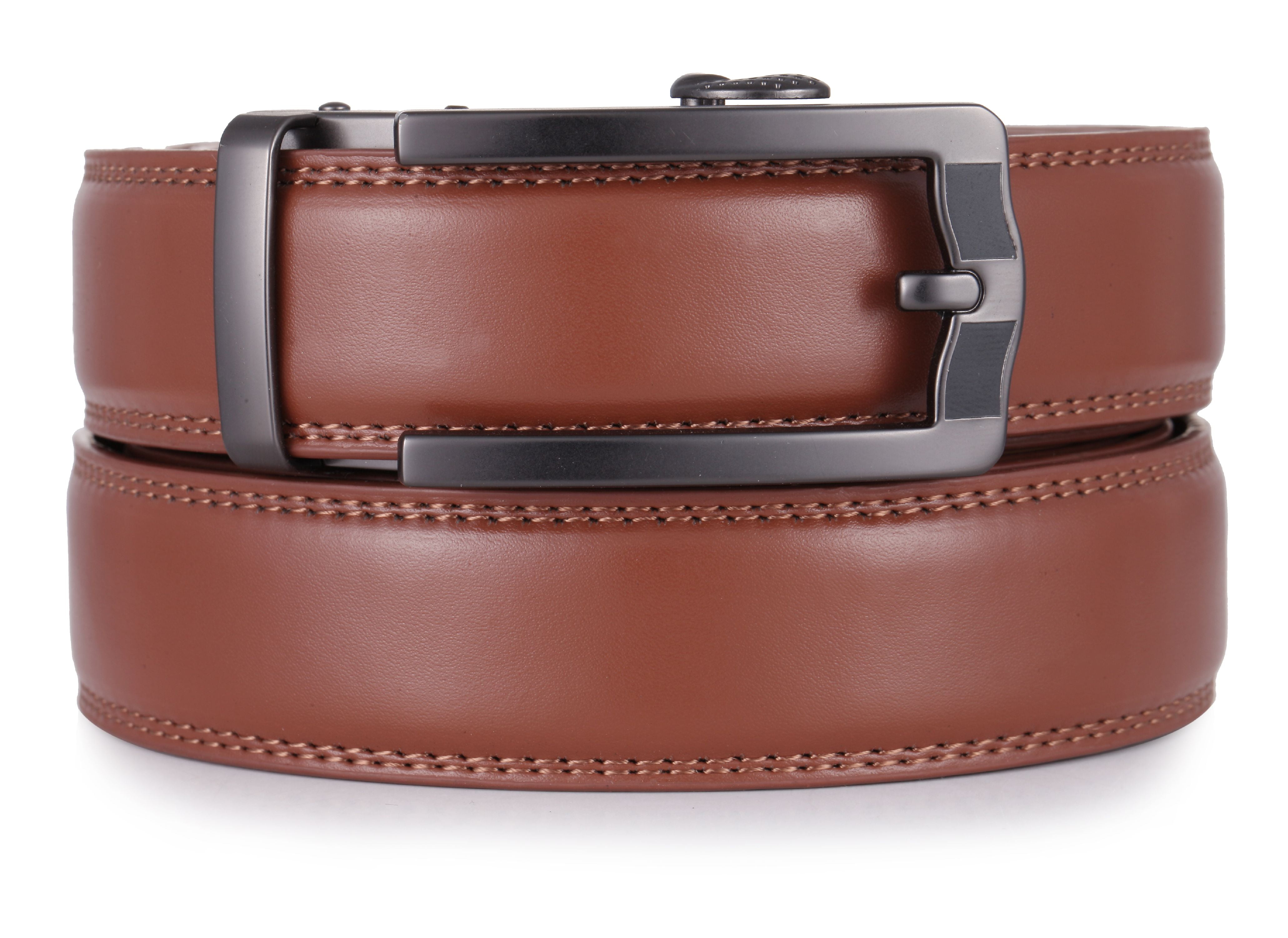 Mio Marino Ratchet Click Belts for Men Mens Comfort Genuine Leather