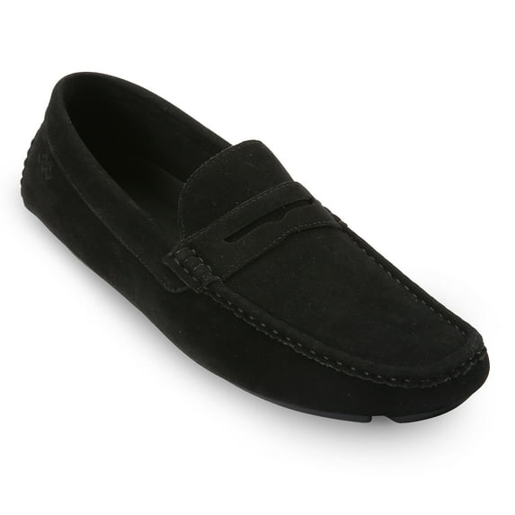 Mio Marino Threaded Band Suede Loafers for Men