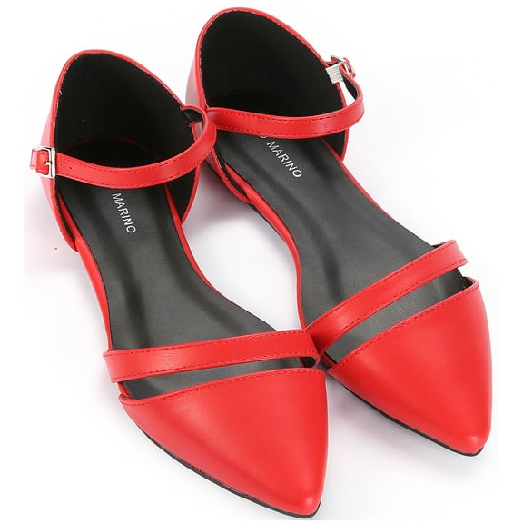 Mio Marino Women’s Patti Ankle Strap Flats