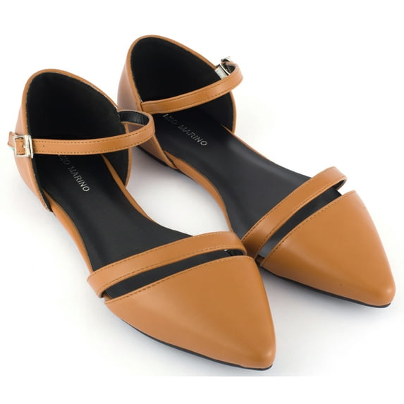 Mio Marino Women’s Patti Ankle Strap Flats