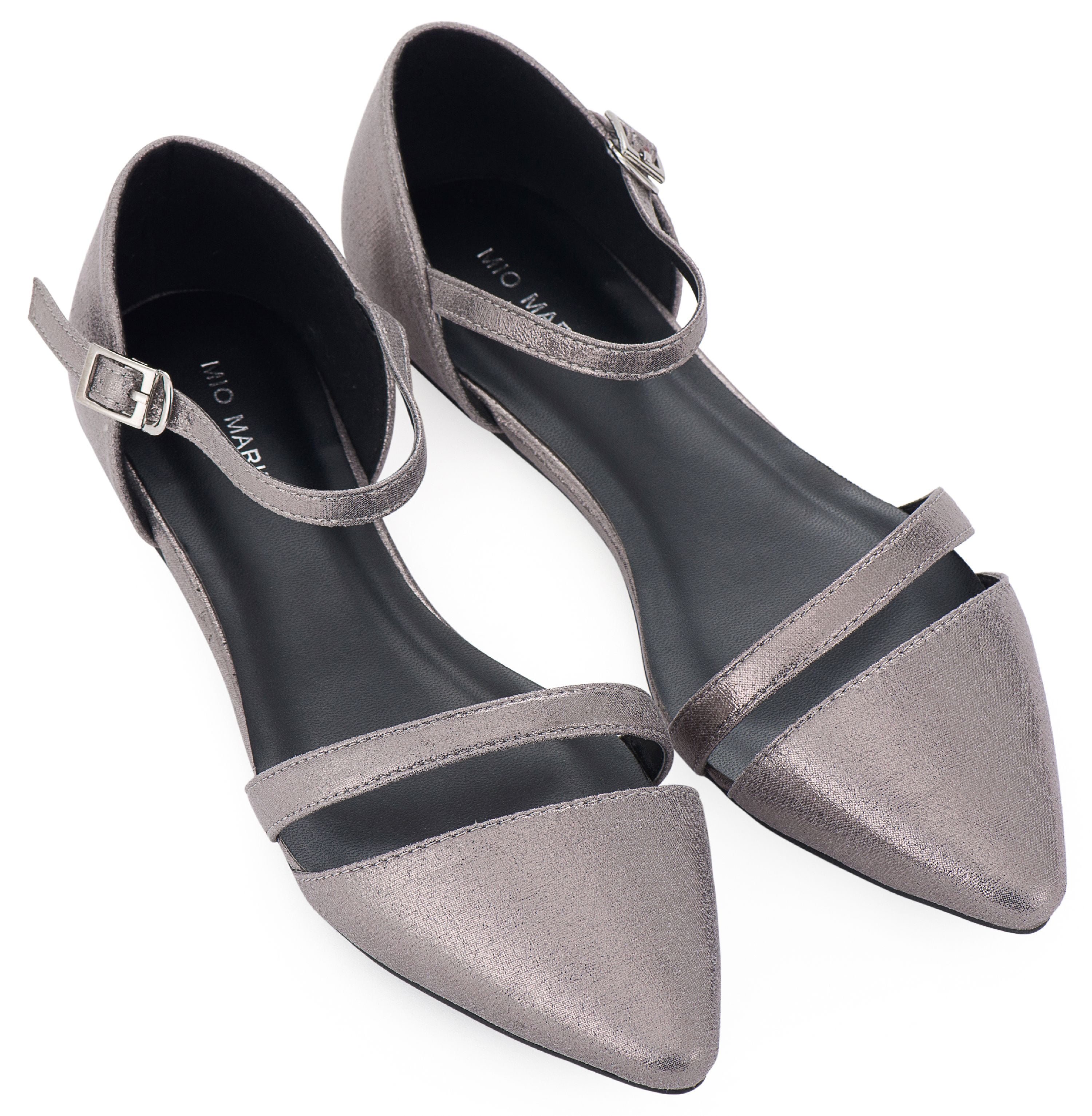 Mio Marino Women s Patti Ankle Strap Flats Walmart