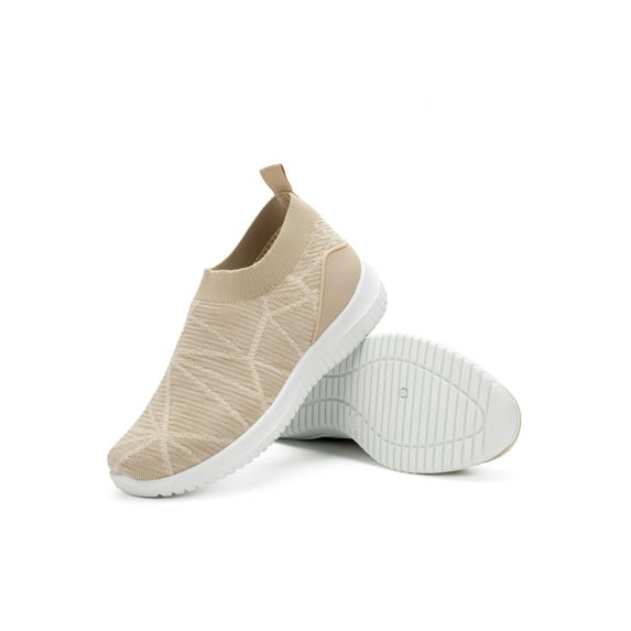 Mio Marino's Women's Casual Slip On Sneakers with Breathable Mesh