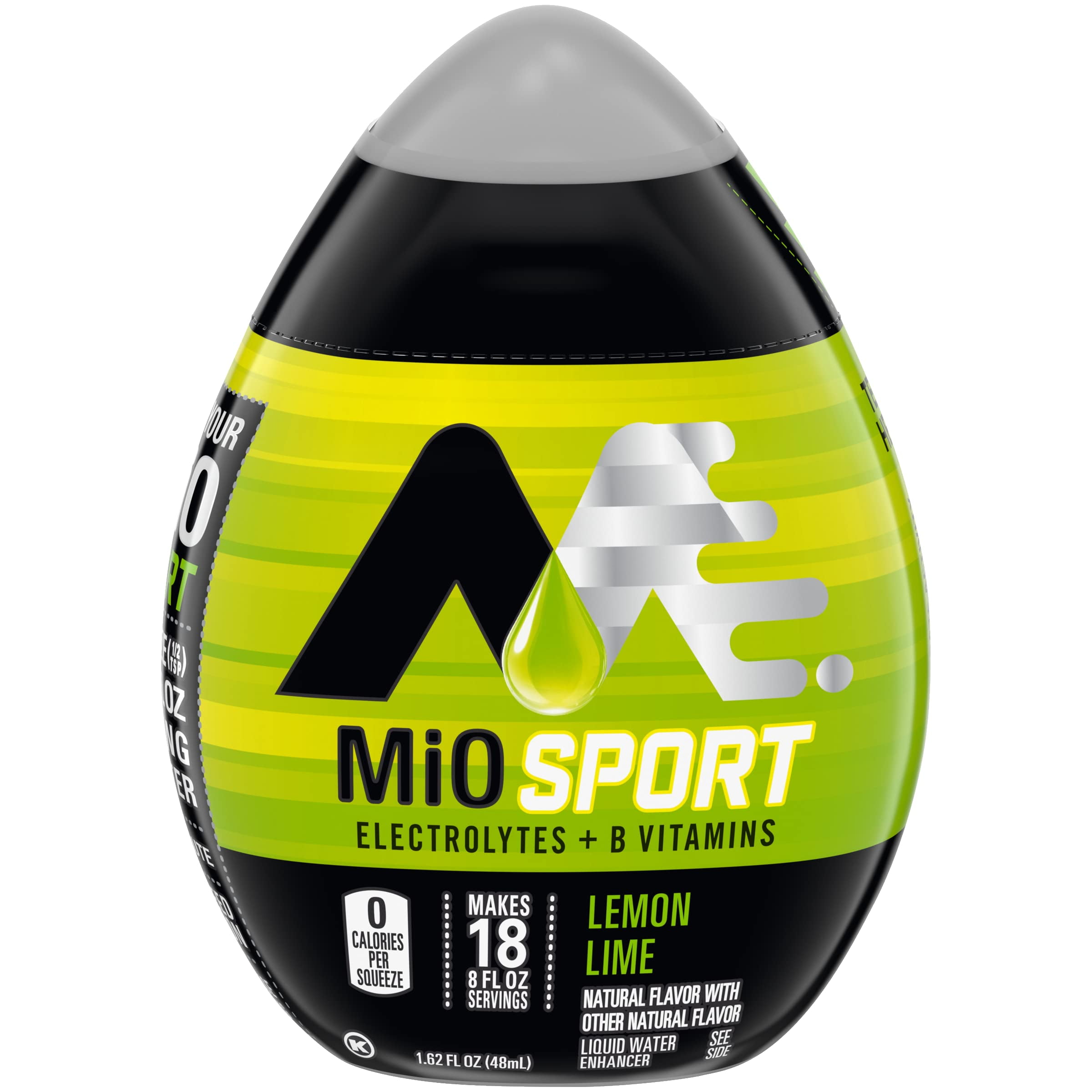 Mio Sport Liquid Water Enhancer, Lemon Lime, 1.62 Oz, 6-Pack