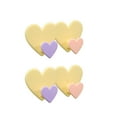 thumbnail image 1 of Miogawg 2 Pack Heart-Shaped Hooks, Multifunctional Self Adhesive Door Hook, Coat Hooks, Wall Mounted Coat Rack Closet Hooks For Home Kitchen Bathroom Office, 1 of 6