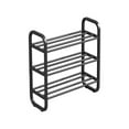 thumbnail image 1 of Miogawg 3 Tier Small Shoe Rack, Stackable Shoe Storage Organizer For Closet Floor Entryway Bedroom, Space Saver Shoe Rack Organization Shelves, 1 of 6