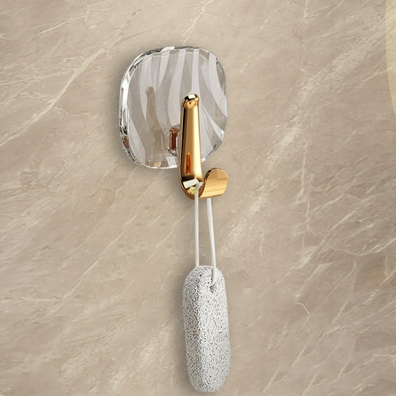 Miogawg Adhesive Towel Hooks/Bathroom Hooks, Self Adhesive Hooks Heavy Duty Coat Hooks, Non-Punching For Hanging Robes Clothes Hats Stick On Kitchen Bedroom Wall Door