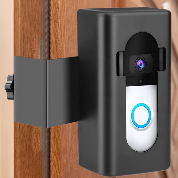 Miogawg Anti-Theft Video Doorbell Mount Compatible With Video Doorbell, Adjustable No-Drill Mounting Bracket Wedge Adapter Holder Accessories For Home Rentals Office Room