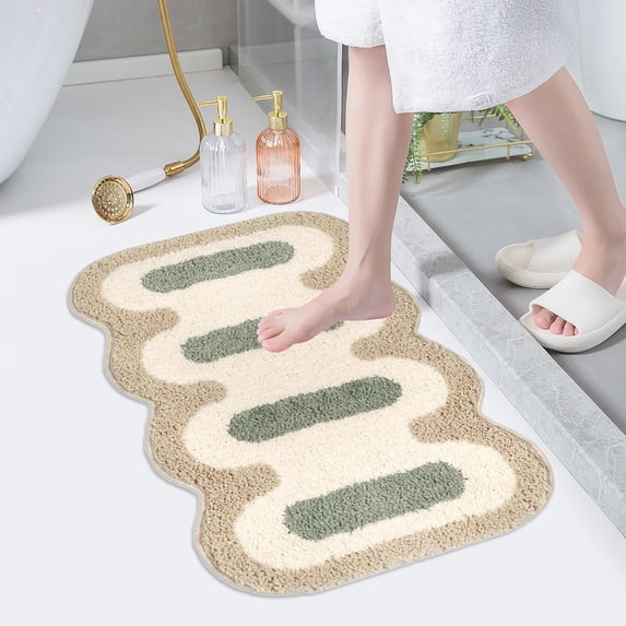 Miogawg Bathroom Rug Non Slip Bath Mat, Soft Fluffy Area Rugs For Desk Indoor Entrance Door Mat, Small Runner Rugs And Carpets For Dorm Nursery