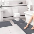 thumbnail image 1 of Miogawg Bathroom Rug Set, Memory Foam Bath Mats 3 Piece With Toilet Mats, Super Soft Absorbent Quick Dry Bathroom Rug Sets, Non Slip Floor Carpet For Tub Shower, 1 of 6