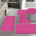 thumbnail image 1 of Miogawg Bathroom Rugs Sets 5 Piece, Memory Foam Bath Mat, Extra Soft And Absorbent Bathroom Mats, Non Slip Washable Carpet For Floor, Shower And Tub, 1 of 6