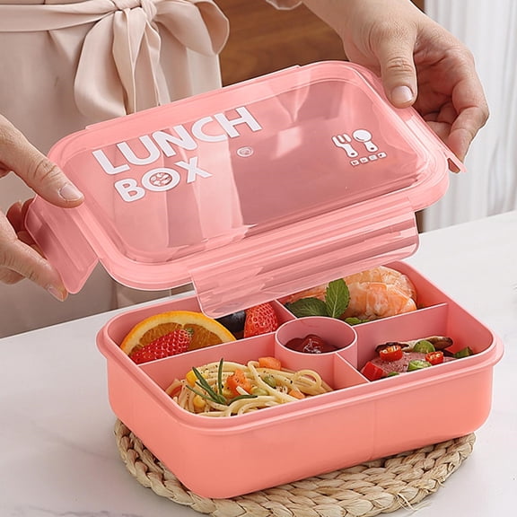 Miogawg Bento Lunch Box, Leak Proof Lunch Container, Reusable Compartment Food Container, Leak-Proof And Bpa-Free, Dishwasher And Microwave Safe