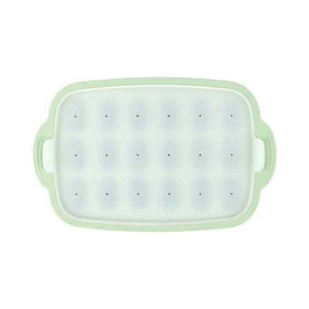 Miogawg Breastmilk Popsicle Molds, Silicone Nibble Freezer Tray, Baby Fruit Food Feeder Teether Tray With Lids, Food Storage Container, Bpa Free For Homemade Baby Meals