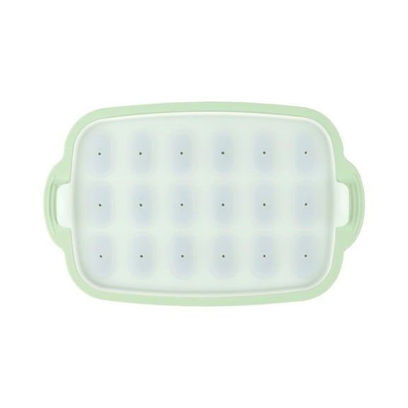 Miogawg Breastmilk Popsicle Molds, Silicone Nibble Freezer Tray, Baby Fruit Food Feeder Teether Tray With Lids, Food Storage Container, Bpa Free For Homemade Baby Meals