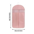 thumbnail image 1 of Miogawg Clear Garment Bags For Hanging Clothes, Travel Suit Bags With 2 Clear Pockets, Hanging Plastic Clothes Cover For Clothes, Suits, Dress, Shirts, Coats, 1 of 6