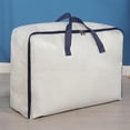 thumbnail image 1 of Miogawg Clear Storage Bags With Zipper, Large Capacity Moving Bags, Underbed Storage Organizer For Clothes, Bedding, Comforter, Toys, Pillow & Blanket, Space Saving, Fold Flat, Moving And Storing, 1 of 4