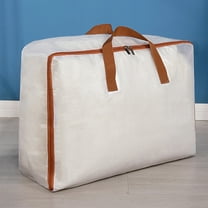 Miogawg Clear Storage Bags With Zipper, Large Capacity Moving Bags, Underbed Storage Organizer For Clothes, Bedding, Comforter, Toys, Pillow & Blanket, Space Saving, Fold Flat, Moving And Storing