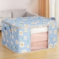 thumbnail image 1 of Miogawg Clothes Storage Bins, Foldable Blanket Storage Bags With Zippers, Clear Window And Reinforced Handles, Closet And Organization For Clothing, Sweater, Comforter, Bedding, 1 of 6