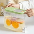 thumbnail image 1 of Miogawg Cold Kettle With Faucet, Refrigerator Juice Water Pitcher, Beverage Drink Dispenser, Drink Container For Juice, Iced Tea, Lemonade, Cold Brew, 1 of 9