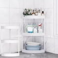 thumbnail image 1 of Miogawg Corner Bathroom Counter Organizer, Vanity Organizer Corner Shelf, Skincare, Makeup Countertop Organizers, Kitchen, Bathroom Counter Storage, 1 of 7