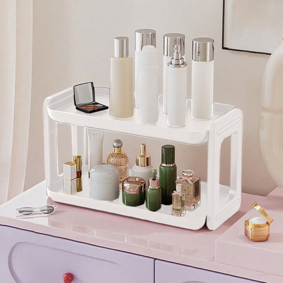 Miogawg Countertop Shelf Organizer Storage Rack, Multifunction Pantry Storage Organizer Kitchen Spice Rack Bathroom Tabletop Shelf Organizer