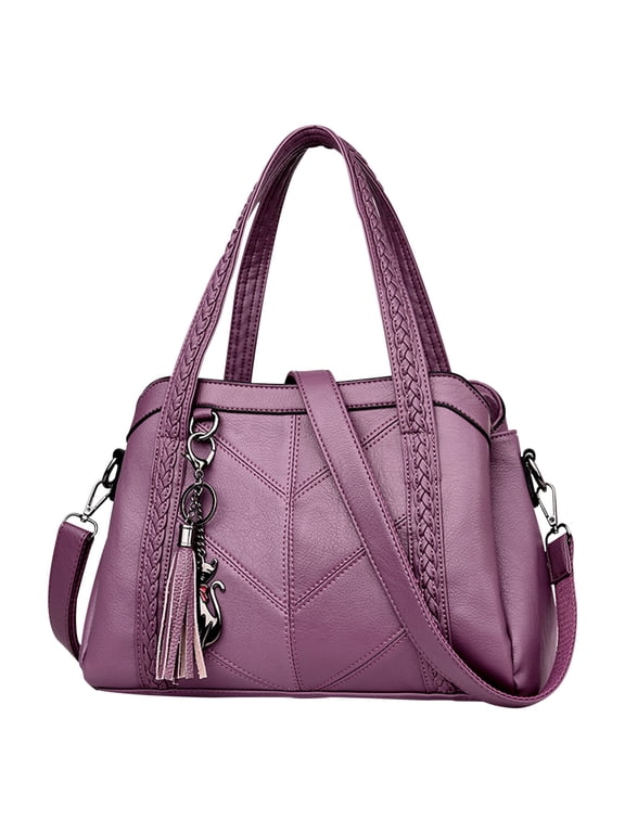 Crossbody Purse For Women Medium Pocketbooks Ladies Soft Leather Shoulder Bag
