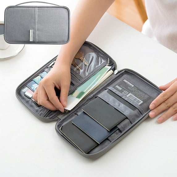 Miogawg Document Bag, Fireproof File Storage Case, Portable Travel Home Organizer Bag For Laptop, Home&Office, Certificates, Document Safe