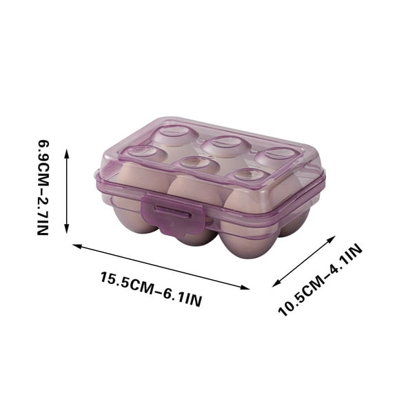 Miogawg Egg Storage Box, Refrigerator Crisper, Egg Protection Box, Portable Egg Carriage Container, For Camping Picnic Essential.
