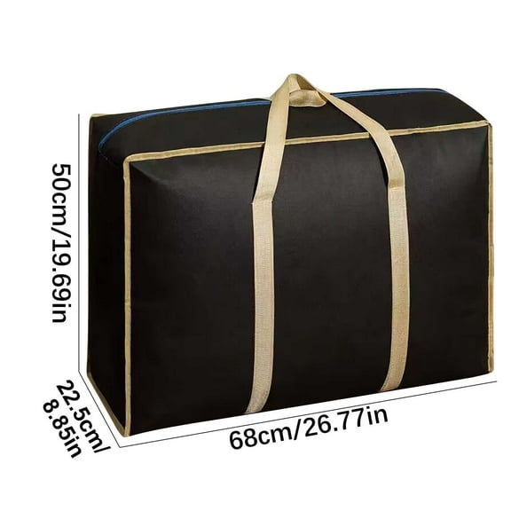 Miogawg Extra Large Moving Bags, Plastic Blanket Storage Bag With Zipper, Foldable Closet Organizer, Space Saver Bags For Comforter, Blanket, Bedding, Duvet, Toys