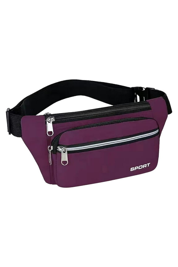 Fanny Pack Waist Packs For Men Women, Large Capacity Messenger Bag, Adjustable Belt, Waterproof Sports Waist Bag Pack, Belt Bag For Travel Hiking Running