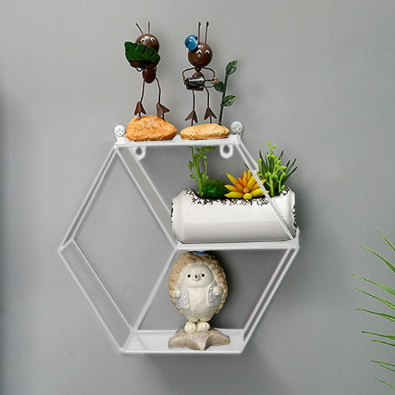 Miogawg Floating Shelves - Wall Mounted Hanging Shelves, Decorative Storage Shelves For Bathroom, Kitchen, Living Room & Bedroom