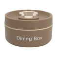 thumbnail image 1 of Miogawg Food Warm Lunch Container, Stainless Steel Insulated Lunch Container, Portable Thermal Double Layer Box, Round Shape Food Container For Office, 1 of 6