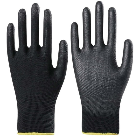 Miogawg Gardening Gloves, Nylon Shell Non-Slip Coated Safety Lightweight Gloves, Working Gloves For Weeding, Digging, Raking And Pruning (6 Pairs)