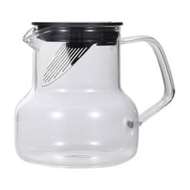 Miogawg Glass Pitcher, With Lid And Spout, Glass Carafe For Hot/Cold Water With Handle, Iced Tea Pitchers Beverage Pitchers For Fridge Coffee, Juice And Homemade