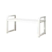 Miogawg Kitchen Cabinet Shelf Organizers, Stackable Metal Pantry Storage Shelves Rack, Adjustable Counter Spice Shelf For Cabinets, Countertop, Cupboard Organizers And Storage