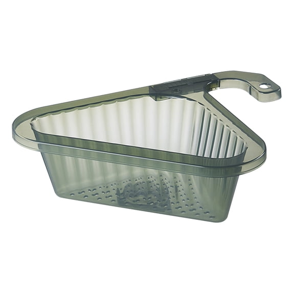 Miogawg Kitchen Sink Drain Basket, Triangle Sink Drain Rack Corner Kitchen Sink Strainer Basket, Multifunctional Drain Basket, Sink Filter Vegetable And Fruit Drainer Basket