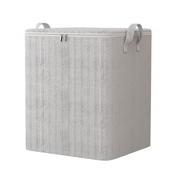 Miogawg Large Blanket Storage Containers, Travel Clothes Storage Bags With Zipper, Non-Woven Moving Quilt Large Capacity Storage Bins For Comforter, Bedding, Pillow