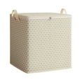thumbnail image 1 of Miogawg Storage Box, Collapsible Storage Bins With Lids, Cotton And Linen Cloth Storage Baskets With Handle, For Books, Closet, Bedroom, Home, 1 of 2