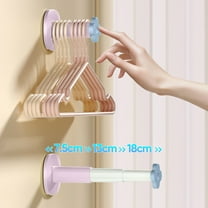 Miogawg Laundry Room Clothes Rack, Wall Mounted Drying Rack, Retractable Folding Clothing Hanger For Laundry, Bathroom, Balcony, Mudroom, Bedroom, Dorm, Space-Saving