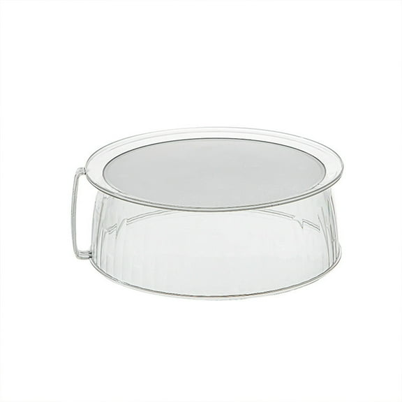 Miogawg Microwave Splatter Cover For Food, Microwave Plate Food Cover With Easy Grip Handle, Anti-Splatter Lid With Enlarge Perforated Steam Vents, 10.03inch, Bpa Free & Dishwasher Safe