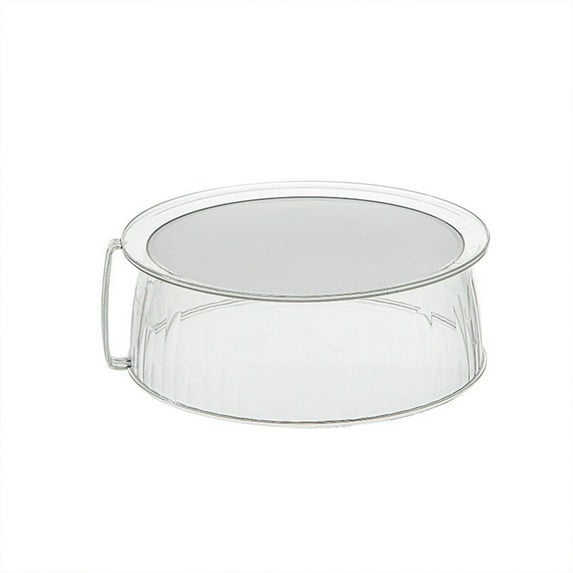 Miogawg Microwave Splatter Cover For Food, Microwave Plate Food Cover With Easy Grip Handle, Anti-Splatter Lid With Enlarge Perforated Steam Vents, 10.03inch, Bpa Free & Dishwasher Safe