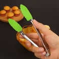 thumbnail image 1 of Miogawg Mini Tongs With Silicone Tip, Kitchen Non-Stick Small Tongs With Handles, Heat Resistant For Cooking And Serving, 1 of 6