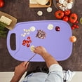 thumbnail image 1 of Miogawg Plastic Cutting Board, Small Chopping Boards For Kitchen, Dishwasher Safe, Boards Pads For Meat Vegetable Fruit, Easy Grip Handle, Non-Slip, 1 of 6