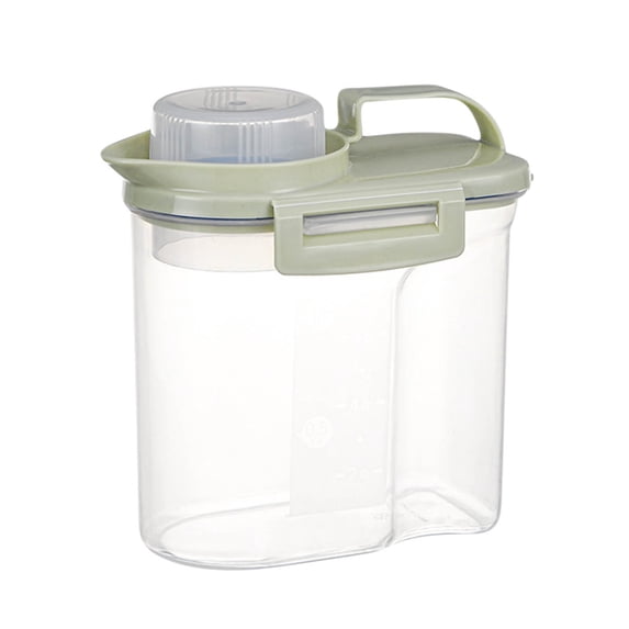 Miogawg Rice Airtight Storage Container, Plastic Kitchen Pantry Food Storage Container, Cereal Dry Food Flour Bin, Pet Dog Cat Food Dispenser With Measuring Cup