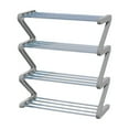 thumbnail image 1 of Miogawg Shoe Rack, 4 Tier Stainless Steel Shoe Organizer,Free Standing Shoes Rack With Sturdy Frame Shoe Rack For Entryway, Hallway, Bedroom, Bathroom., 1 of 6