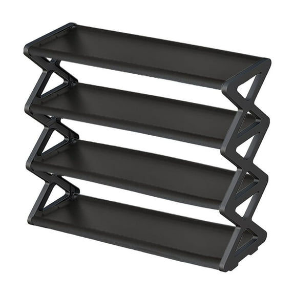Miogawg Shoe Rack, Space Saving, Adjustable Collapsible Shoe Storage For Entryway Closet And Hallway