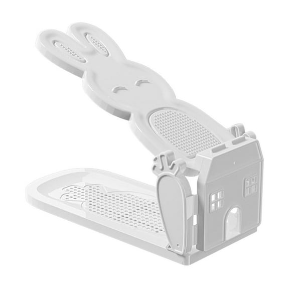 Miogawg Shoe Slots Organizer, Double Deck Shoe Stacker, Adjustable Level Shoe Rack, Storage Space Saver For Sneakers Display