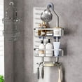 thumbnail image 1 of Miogawg Shower Caddy Hanging, Rustproof Bathroom Shower Shelf Organizer, Stainless Steel Over The Storage Rack, For Toilet, Bathroom, 1 of 6