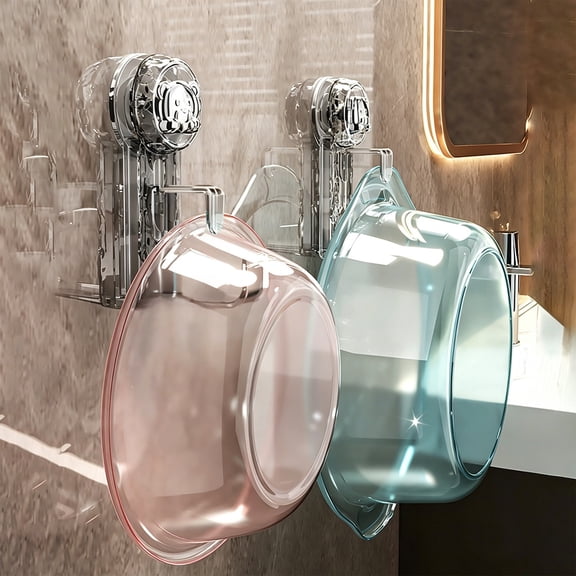 Miogawg Shower Caddy Suction Cup, Wall Mounted Suction Shower Rack, No Drilling Strong Hold Shower Organizer, Reusable Bathroom Storage Shelf For Bathroom/Kitchen