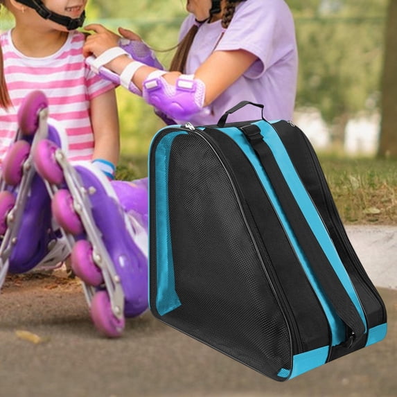 Miogawg Skate Bags, Adjustable Shoulder Strap Ice Skate Bag For Carrying Ice, Roller, Or Inline Skates, Skate Accessories For Kids And Adults